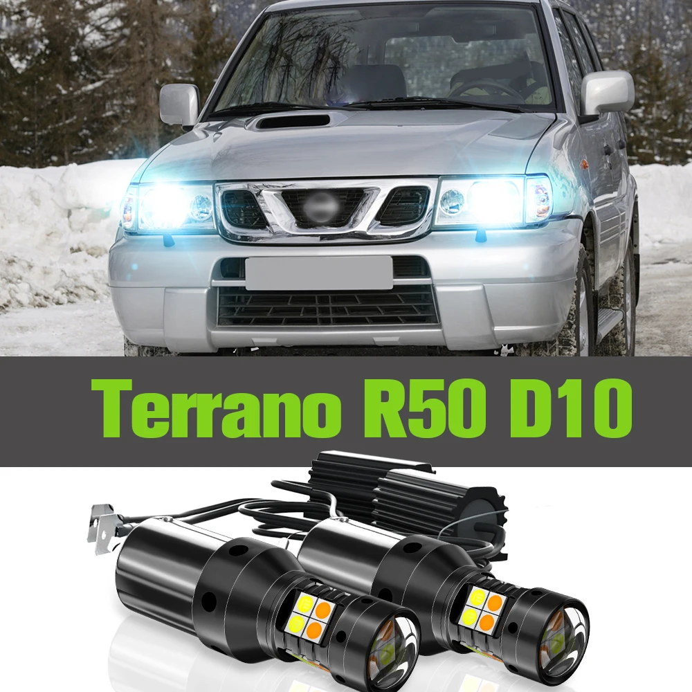 2x LED Dual Mode Turn Signal+Daytime Running Light DRL Accessories Lamp For Nissan Terrano R50 D10 2004 2013 2014 2015 2016 2017
2x LED Dual Mode Turn Signal+Daytime Running Light DRL Accessories Lamp For Nissan Terrano R50 D10 2004 2013 2014 2015 2016 2017