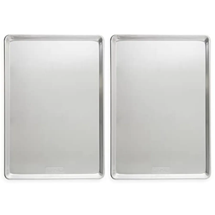 Aluminum Full Size Sheet Pan 26 x 18 inches for commercial oven use, Full Sheet, 2-Pack For Commercial Oven Use., Not for stand
Aluminum Full Size Sheet Pan 26 x 18 inches for commercial oven use, Full Sheet, 2-Pack For Commercial Oven Use., Not for stand