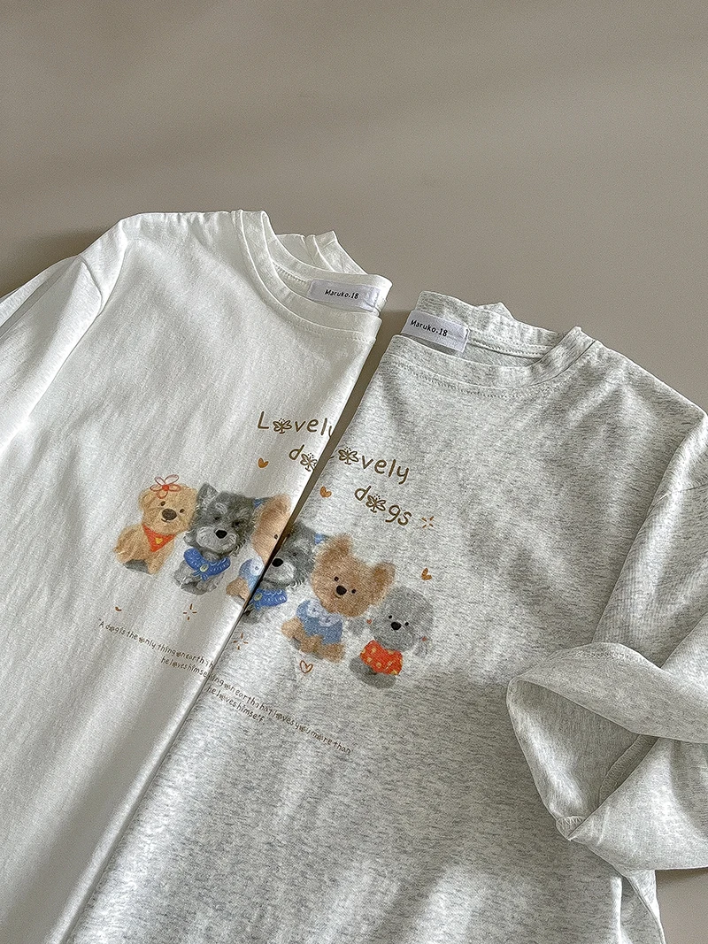 Wedbleser Cartoon Plush Dog Letter Printed T-shirt 2025 Women Summer New Collection Hooded Short Sleeve Unique Student Top
Wedbleser Cartoon Plush Dog Letter Printed T-shirt 2025 Women Summer New Collection Hooded Short Sleeve Unique Student Top