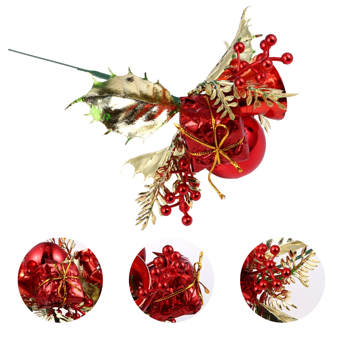 3 Pcs Xmas Ornaments Christmas Flower Fruit Simulation Flowers Branches Leaf Picks Fake Decoration Red
3 Pcs Xmas Ornaments Christmas Flower Fruit Simulation Flowers Branches Leaf Picks Fake Decoration Red
