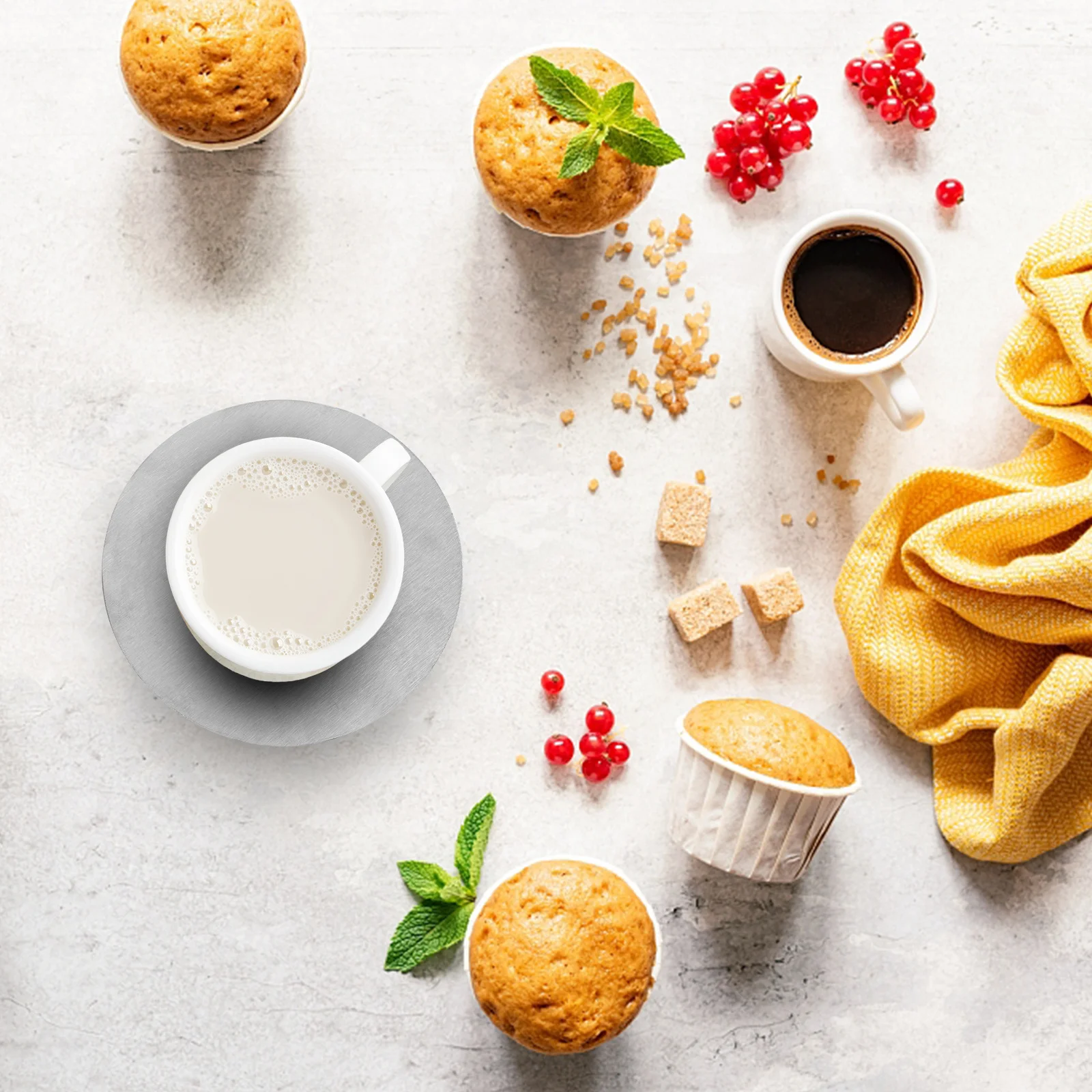 1 set Insulated Coasters Round Table Pads For Cups Bowls Vases Anti-Slip Wear-Resistant Practical Coaster Set Silver
1 set Insulated Coasters Round Table Pads For Cups Bowls Vases Anti-Slip Wear-Resistant Practical Coaster Set Silver