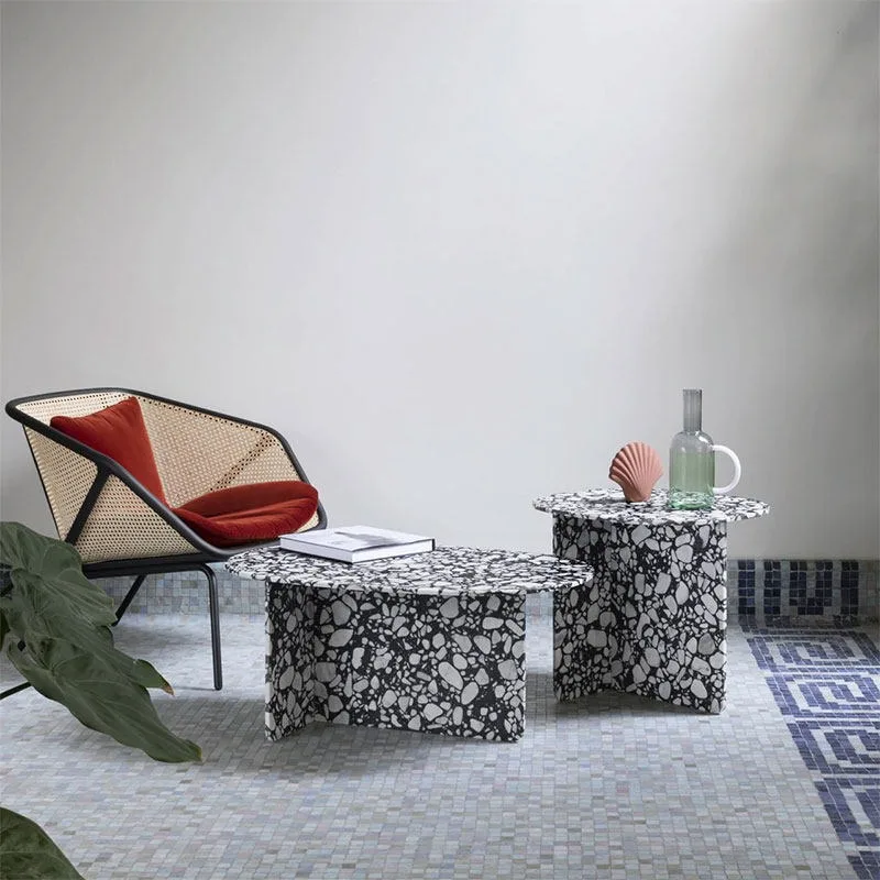 100% Natural Marble Nordic Terrazzo Coffee Table, Custom For Villa & Model Room
100% Natural Marble Nordic Terrazzo Coffee Table, Custom For Villa & Model Room