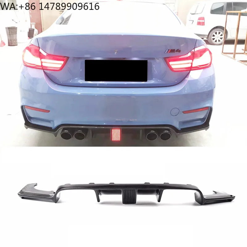New Kohlenstoff Style F80 M3 Carbon Fiber Rear Bumper with Exhaust Cut-Outs for for M3 M4 2014-2019
New Kohlenstoff Style F80 M3 Carbon Fiber Rear Bumper with Exhaust Cut-Outs for for M3 M4 2014-2019