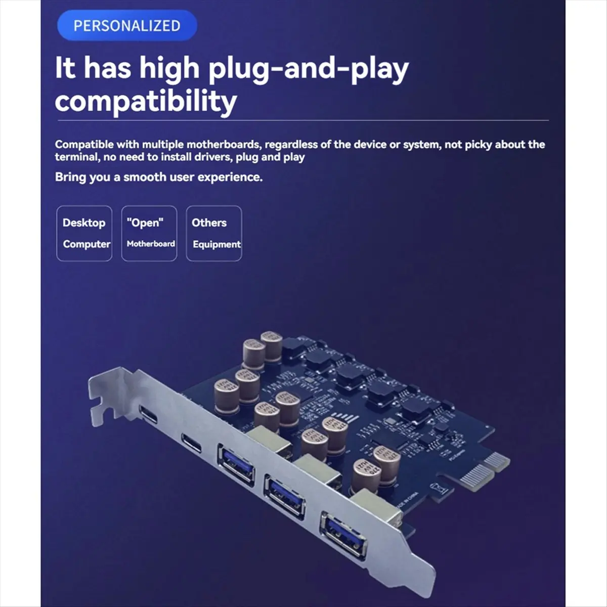 USB-хаб Type-C 3.2 Gen1 5 Гбит/с, карта расширения PCIe X1 с 2 портами Type-C + 3 портами USB-A, USB-C
USB-хаб Type-C 3.2 Gen1 5 Гбит/с, карта расширения PCIe X1 с 2 портами Type-C + 3 портами USB-A, USB-C