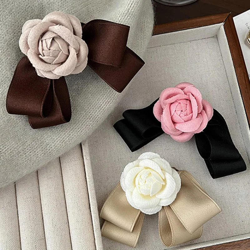 Bow camellia hairpin female super fairy half tied hair on the back of the head duck bill clip temperament ball head word clip
Bow camellia hairpin female super fairy half tied hair on the back of the head duck bill clip temperament ball head word clip