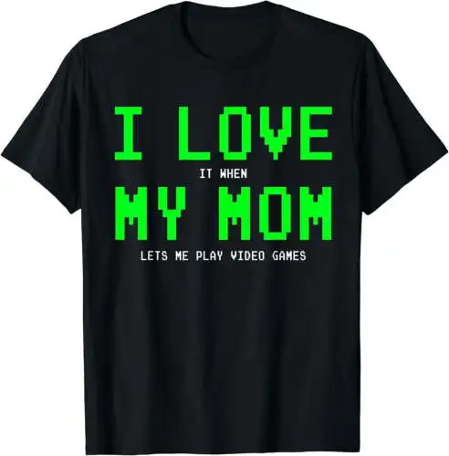 Футболка с надписью «I Love My Mom», игровые подарки для мальчиков-подростков, футболка для видеоигр, черная, большая
Футболка с надписью «I Love My Mom», игровые подарки для мальчиков-подростков, футболка для видеоигр, черная, большая