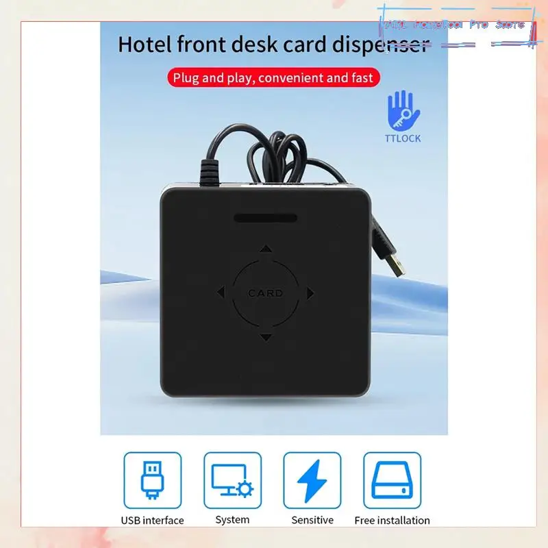 TTLOCK Card Encoder Smart Card Sensor NFC 13.56M M1 IC Card Reader RFID Chip Scanner For Hotel System Software-A73I
TTLOCK Card Encoder Smart Card Sensor NFC 13.56M M1 IC Card Reader RFID Chip Scanner For Hotel System Software-A73I