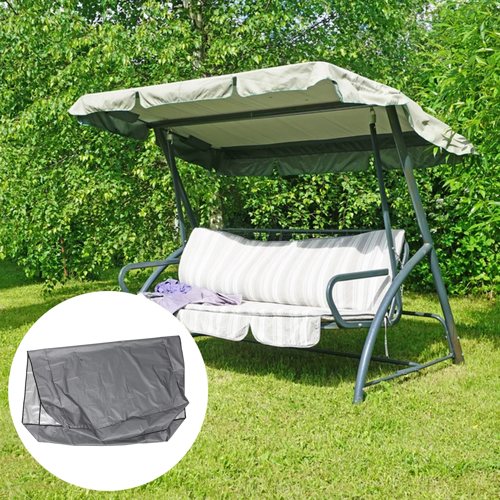 Outdoor Swing Oxford Cloth Sunproof Grey Canopy Replacement Patio Garden 190T Topper Chair Protective Cover Terrace Camping
Outdoor Swing Oxford Cloth Sunproof Grey Canopy Replacement Patio Garden 190T Topper Chair Protective Cover Terrace Camping