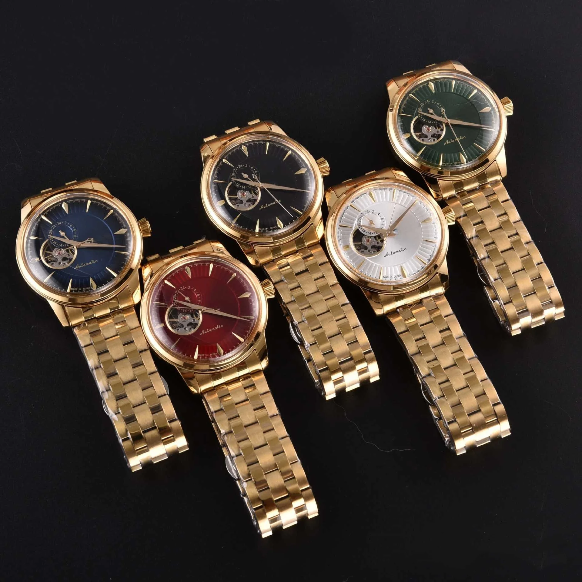 Luxury Gold Tone Skeleton Automatic Mechanical Watch Stainless Steel Strap for Men Vintage Style Skeleton Automatic Men Watch
Luxury Gold Tone Skeleton Automatic Mechanical Watch Stainless Steel Strap for Men Vintage Style Skeleton Automatic Men Watch