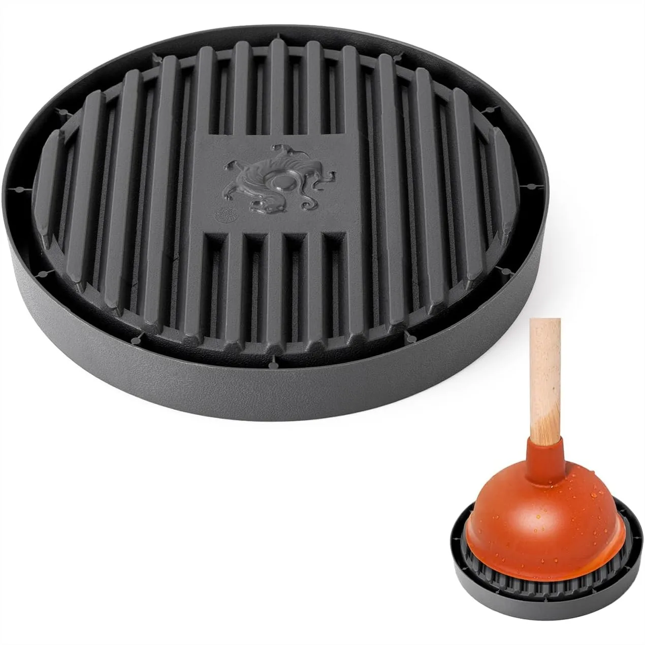 Toilet Plunger Tray with Ventilated Design for Quick Drying and Drip Collection
Toilet Plunger Tray with Ventilated Design for Quick Drying and Drip Collection