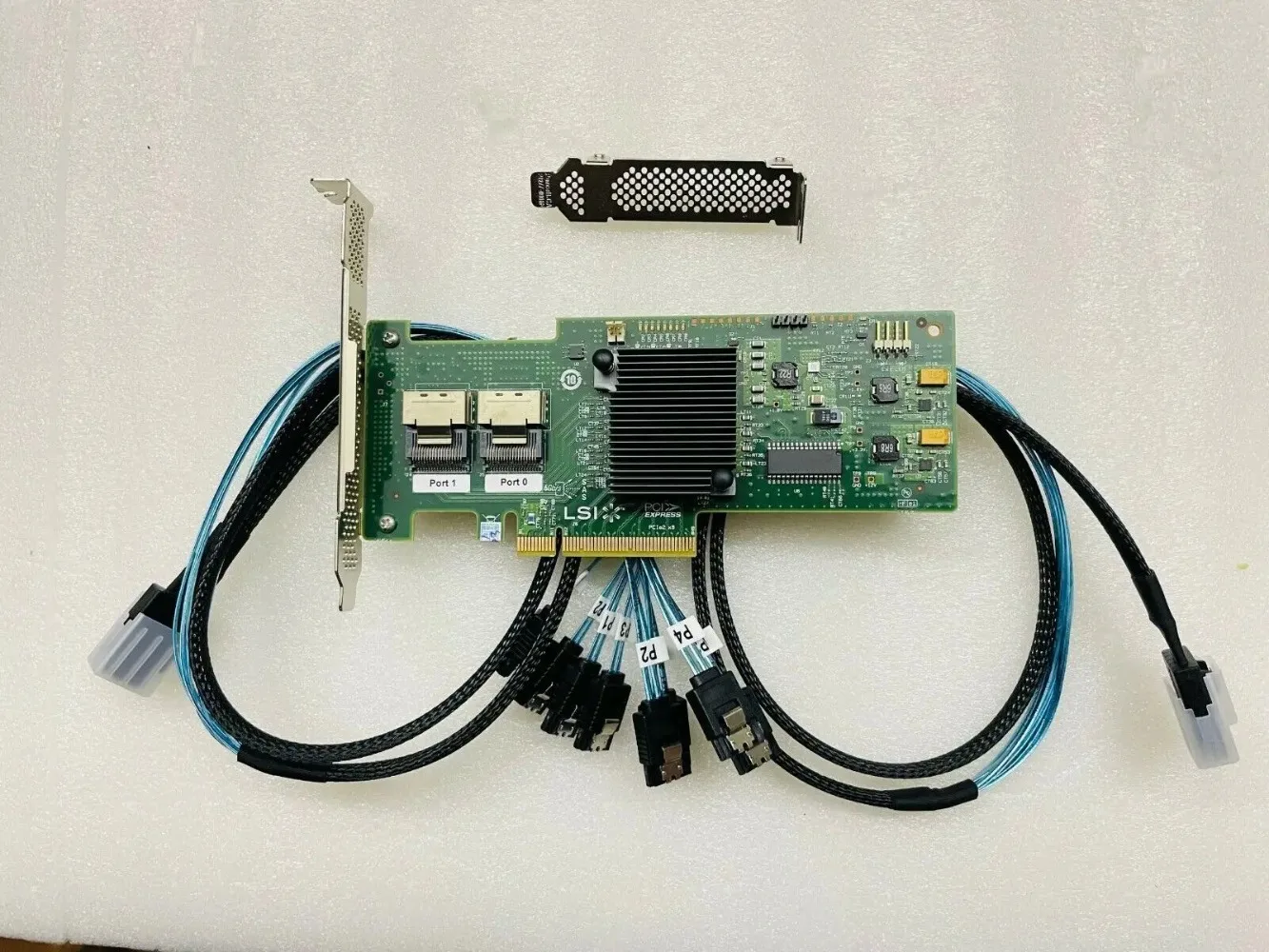 LSI 9220-8i 6Gbps 8-Port SAS/SATA HBA Card PCIe 2.0 x8 IT Mode w/ P20 FW for ZFS FreeNAS + 2x SFF-8087 Cables
LSI 9220-8i 6Gbps 8-Port SAS/SATA HBA Card PCIe 2.0 x8 IT Mode w/ P20 FW for ZFS FreeNAS + 2x SFF-8087 Cables