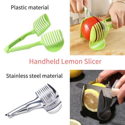 Multifunctional Orange Lemon Slicer Handheld Tomato Onion Slicer Household Kitchen Slicing Tools Suitable For Vegetables Fruits