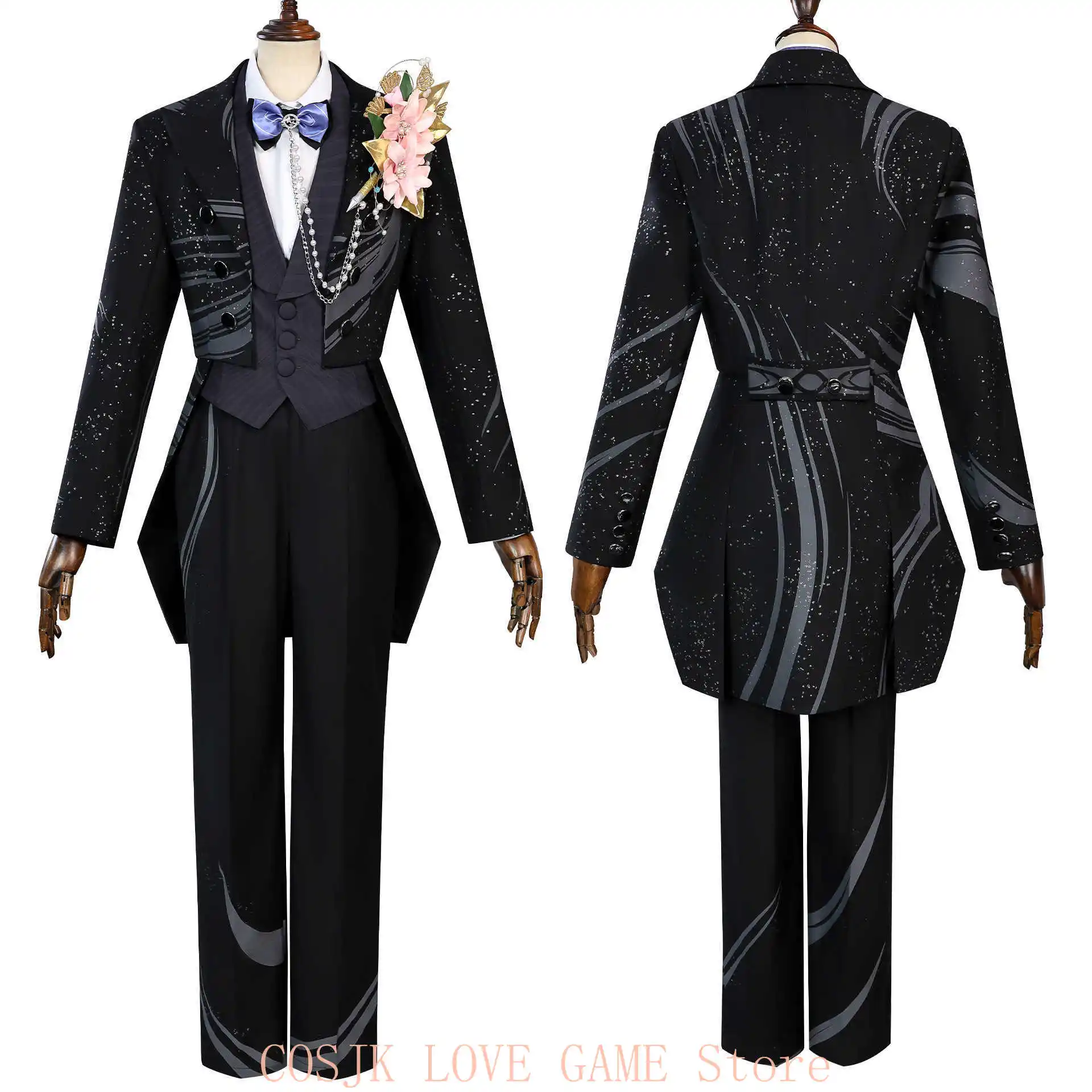 Game Love and Deep Space Cosplay Caleb Marry Black Uniform Costume Caleb 하우주 Suit Halloween Party Comic Con Outfit
Game Love and Deep Space Cosplay Caleb Marry Black Uniform Costume Caleb 하우주 Suit Halloween Party Comic Con Outfit