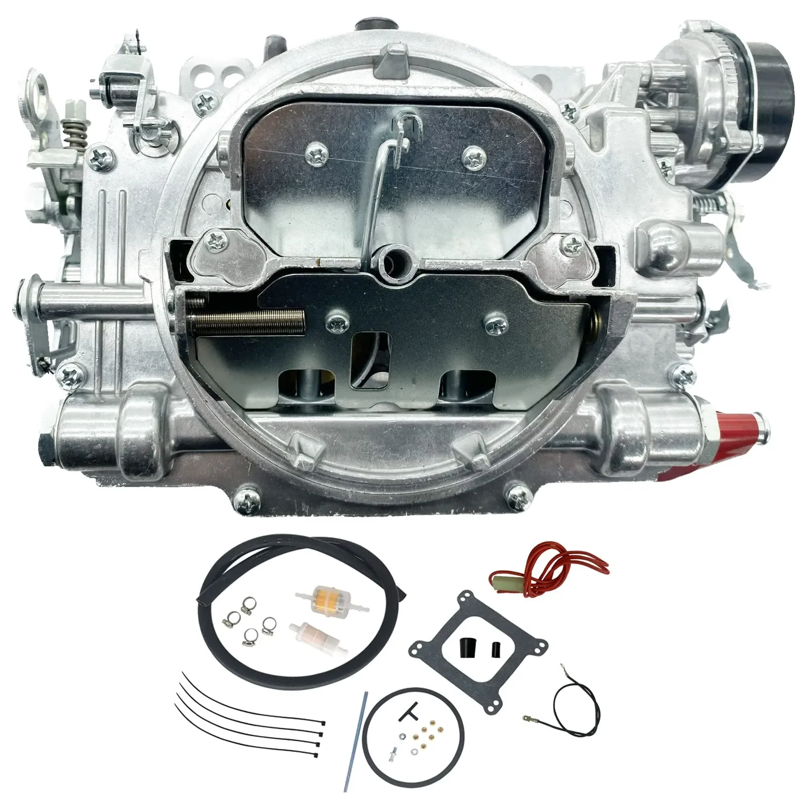 1806 4 Barrel Carburetor for Thunder AVS 650 CFM Satin Finish Square Bore(Electric Choke)
1806 4 Barrel Carburetor for Thunder AVS 650 CFM Satin Finish Square Bore(Electric Choke)