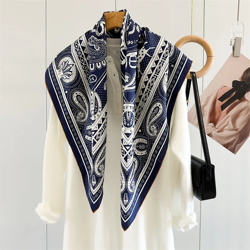 Hand Rolled 90 Shawls Twill Silk Scarf 14mm Women Square Head Bandanas Bag Belt Decoration Neck Hair Accessories
Hand Rolled 90 Shawls Twill Silk Scarf 14mm Women Square Head Bandanas Bag Belt Decoration Neck Hair Accessories