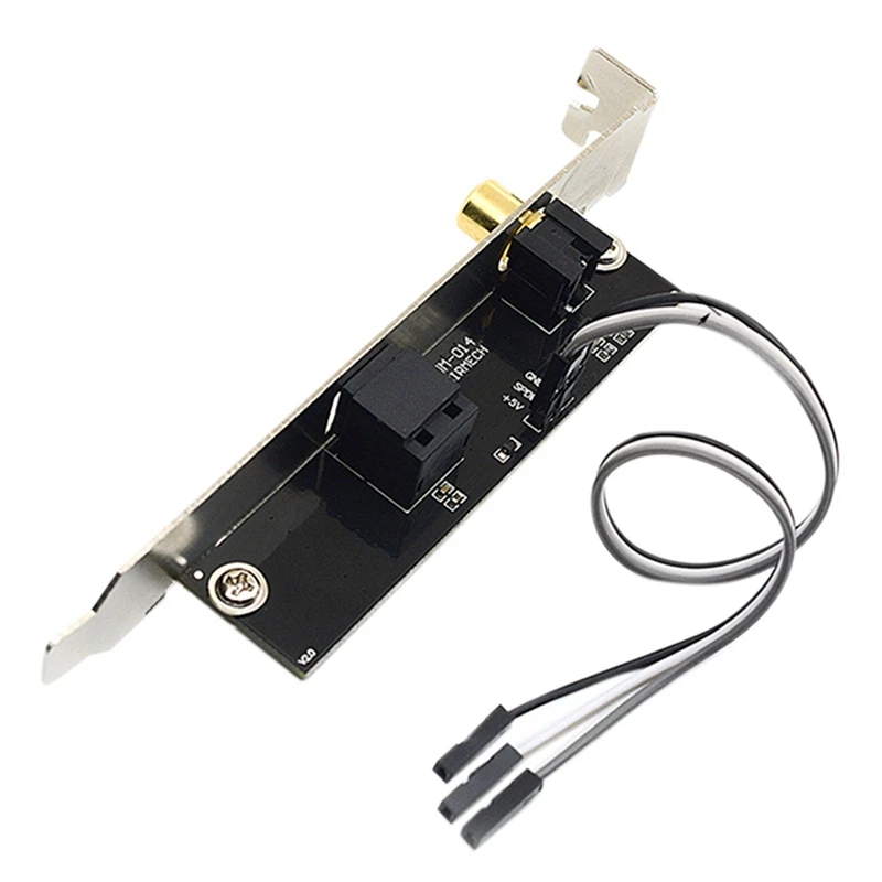 2X 24Bit 192Khz дочерняя карта SPDIF оптический и RCA Out кабельный кронштейн цифровой аудиовыход для ASUS Gigabyte
2X 24Bit 192Khz дочерняя карта SPDIF оптический и RCA Out кабельный кронштейн цифровой аудиовыход для ASUS Gigabyte