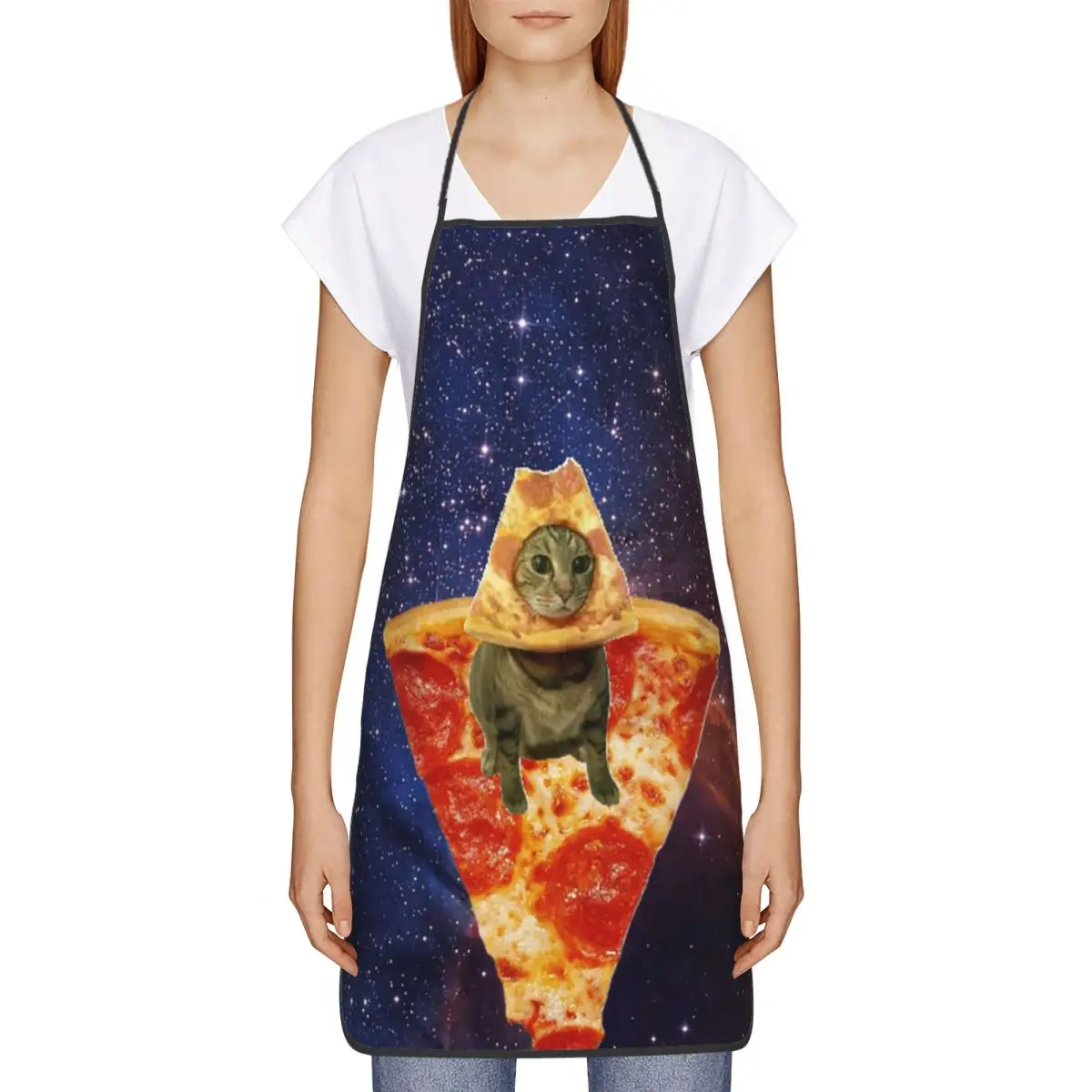 Unisex Space Pizza Cat Apron Chef Cooking Baking Tablier Sleeveless Bib Kitchen Cleaning Pinafore for Women Men Gardening
Unisex Space Pizza Cat Apron Chef Cooking Baking Tablier Sleeveless Bib Kitchen Cleaning Pinafore for Women Men Gardening