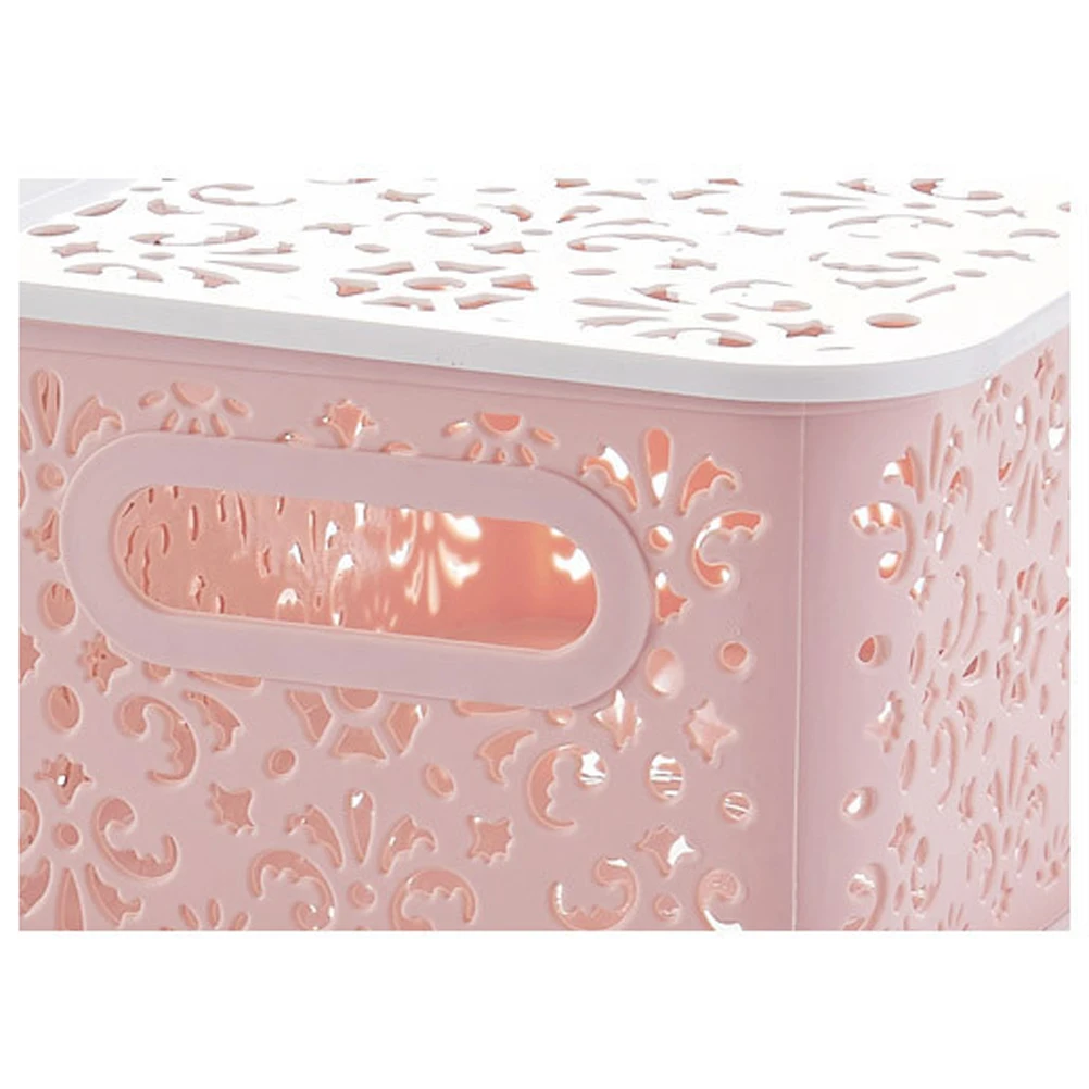 Plastic Storage Box Hollow Out Basket Stackable Container Retro Pattern Underwear Organizer Bedroom Living Room Bathrooms Study
Plastic Storage Box Hollow Out Basket Stackable Container Retro Pattern Underwear Organizer Bedroom Living Room Bathrooms Study