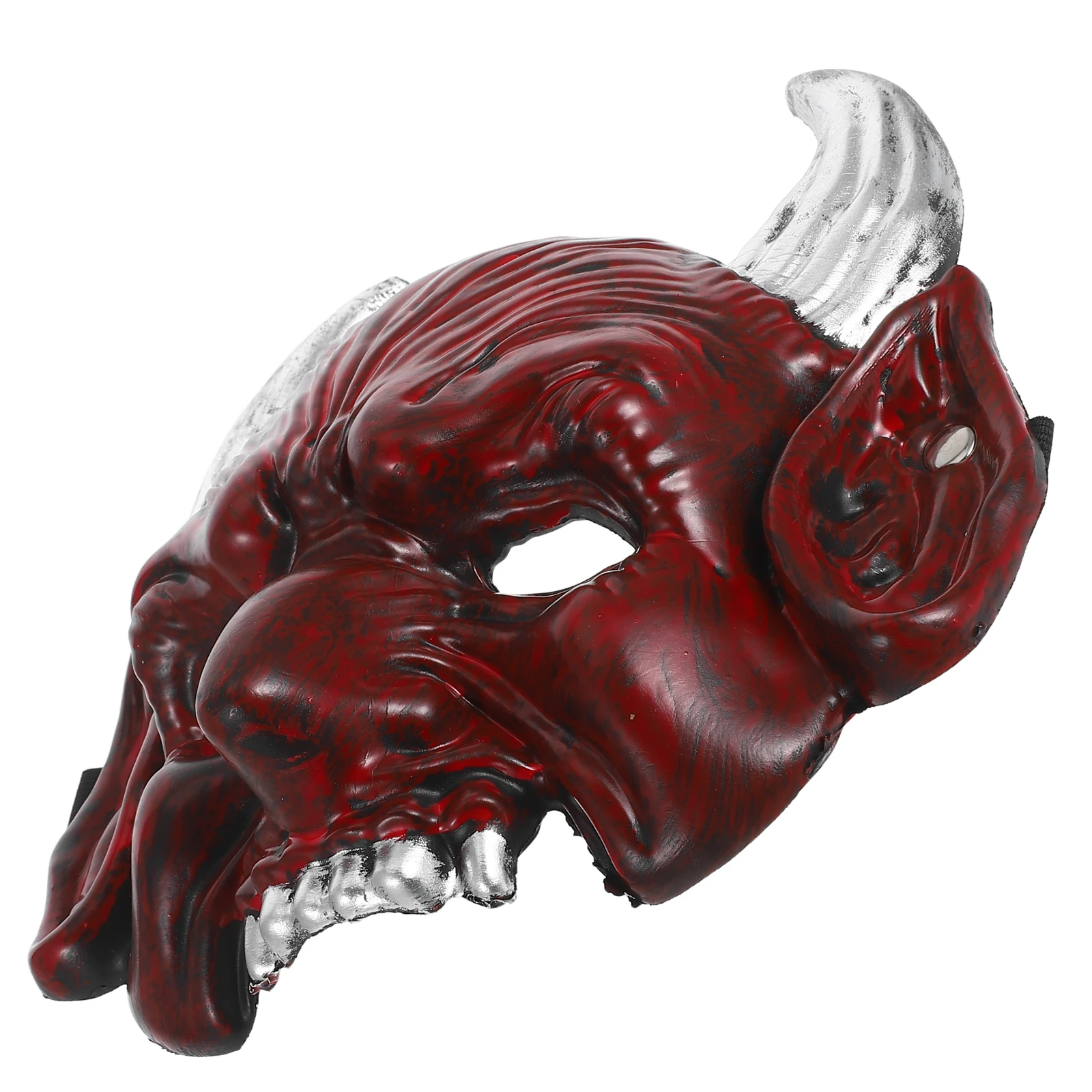 Sharp-horned Mask Ghost Masks Half Face Costume Demon Women The Halloween Creepy Emulsion Cosplay Man
Sharp-horned Mask Ghost Masks Half Face Costume Demon Women The Halloween Creepy Emulsion Cosplay Man