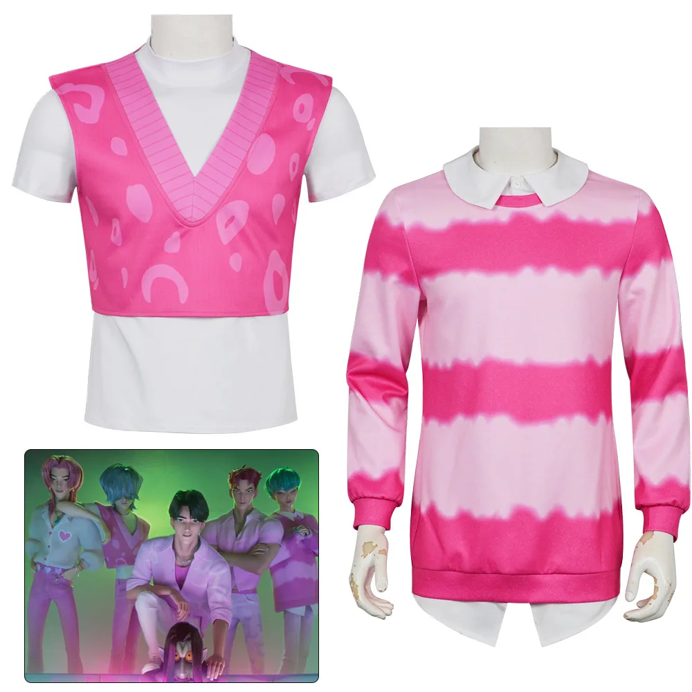 Kpop Saja Boys Gugu Gaga Baby Jinu Cosplay Costume Demon Hunters Anime Hat Wig Your Idol Outfit Men Halloween Party Costume
Kpop Saja Boys Gugu Gaga Baby Jinu Cosplay Costume Demon Hunters Anime Hat Wig Your Idol Outfit Men Halloween Party Costume