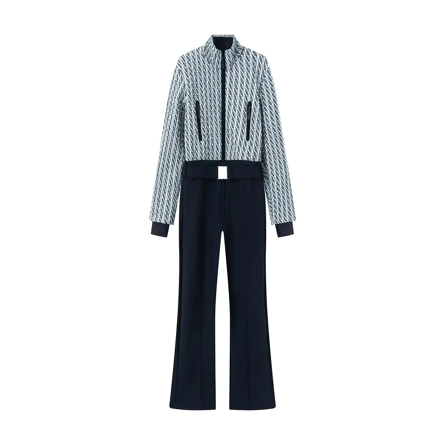 Fashionable Sexy Women's All-Match H2785 Embroidered Patchwork One-Piece Suit Long Sleeve Long Pants Winter Collection
Fashionable Sexy Women's All-Match H2785 Embroidered Patchwork One-Piece Suit Long Sleeve Long Pants Winter Collection