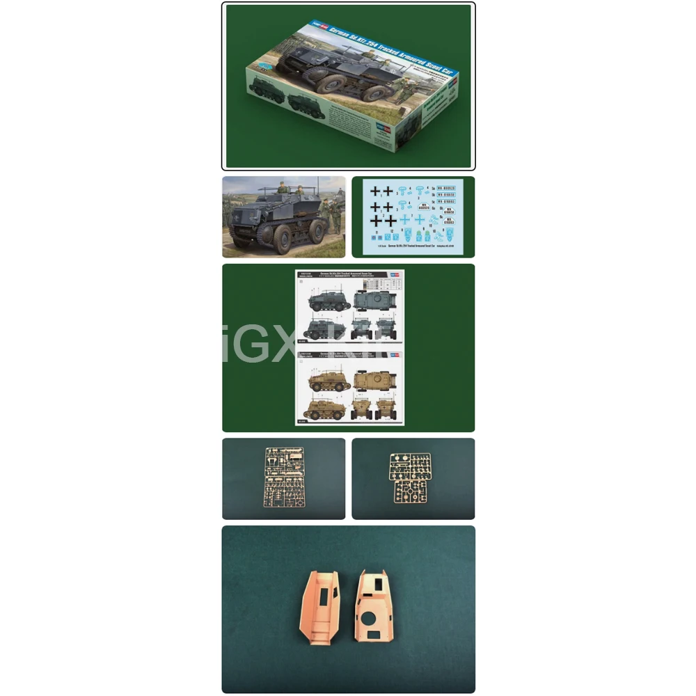 Hobbyboss 82491 1:35 Scale German SdKfz 254 Tracked Armored Scout Reconnaissan Vehicle Car Plastic Assembly Model Building Kit
Hobbyboss 82491 1:35 Scale German SdKfz 254 Tracked Armored Scout Reconnaissan Vehicle Car Plastic Assembly Model Building Kit