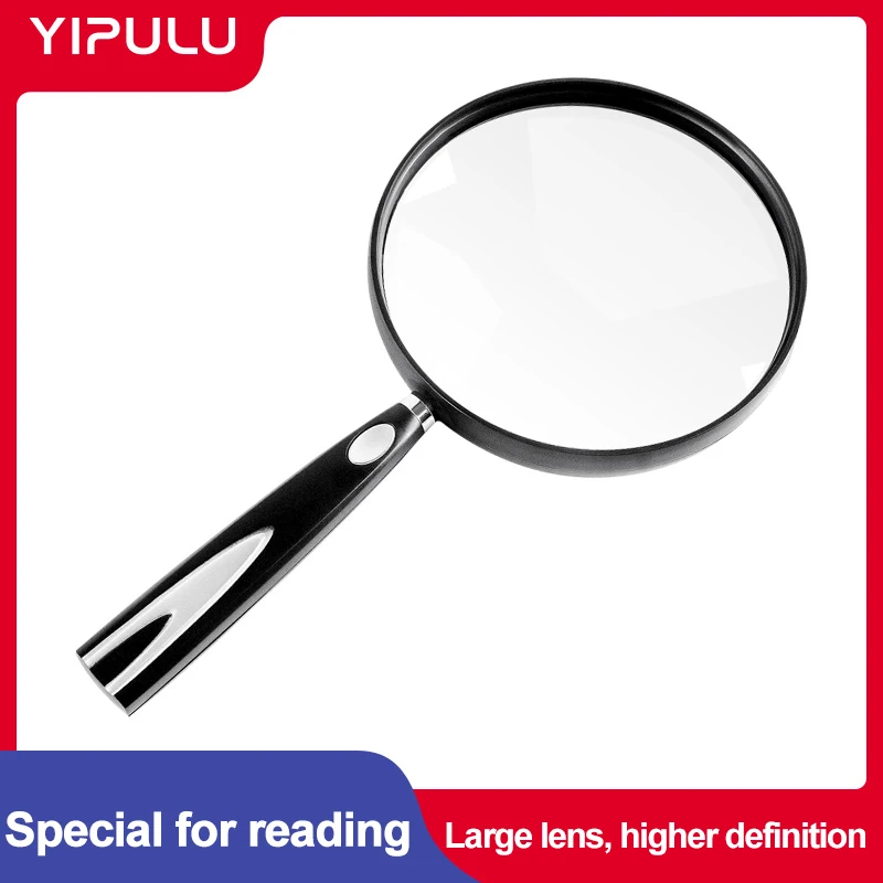 Magnifying glass for senior reading HD high power portable 5 optical aspheres 50 handheld readers
Magnifying glass for senior reading HD high power portable 5 optical aspheres 50 handheld readers