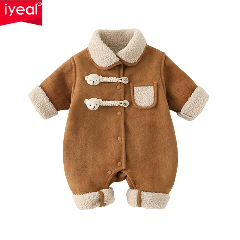 IYEAL Baby Cute Jumpsuit Infants Boys Girls Winter Thick Cotton Padded Jumpsuit Winter Warm Fleece Clothing Cotton Jacket
IYEAL Baby Cute Jumpsuit Infants Boys Girls Winter Thick Cotton Padded Jumpsuit Winter Warm Fleece Clothing Cotton Jacket