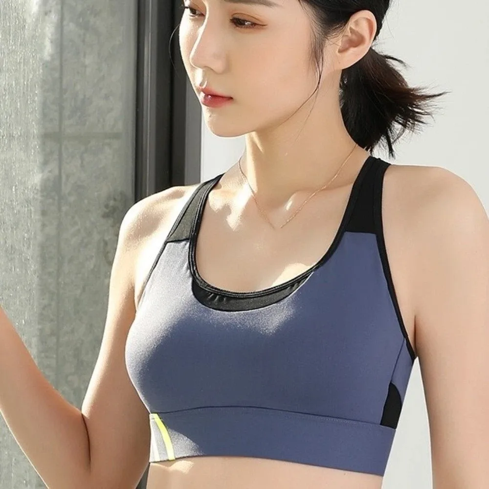Comfortable Shockproof Women Sports Bra Vest with Fixed Pads High Impact Yoga Bra Adjust Brassiere Seamless Vest Running
Comfortable Shockproof Women Sports Bra Vest with Fixed Pads High Impact Yoga Bra Adjust Brassiere Seamless Vest Running