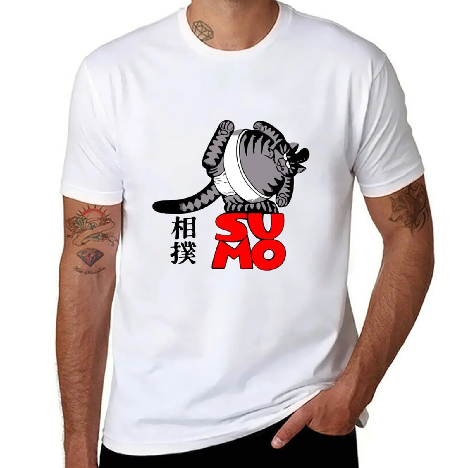 sumo cat T-Shirt man graphic t shirt funny t shirts man 
sumo cat T-Shirt man graphic t shirt funny t shirts man