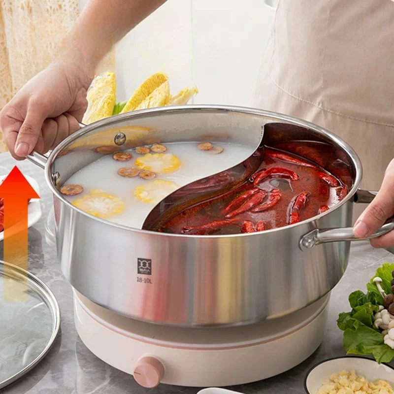 LMM Mandarin Duck Pot Clear Soup Hot Pot Household Induction Cooker Special Pot Thickened Large Capacity
LMM Mandarin Duck Pot Clear Soup Hot Pot Household Induction Cooker Special Pot Thickened Large Capacity