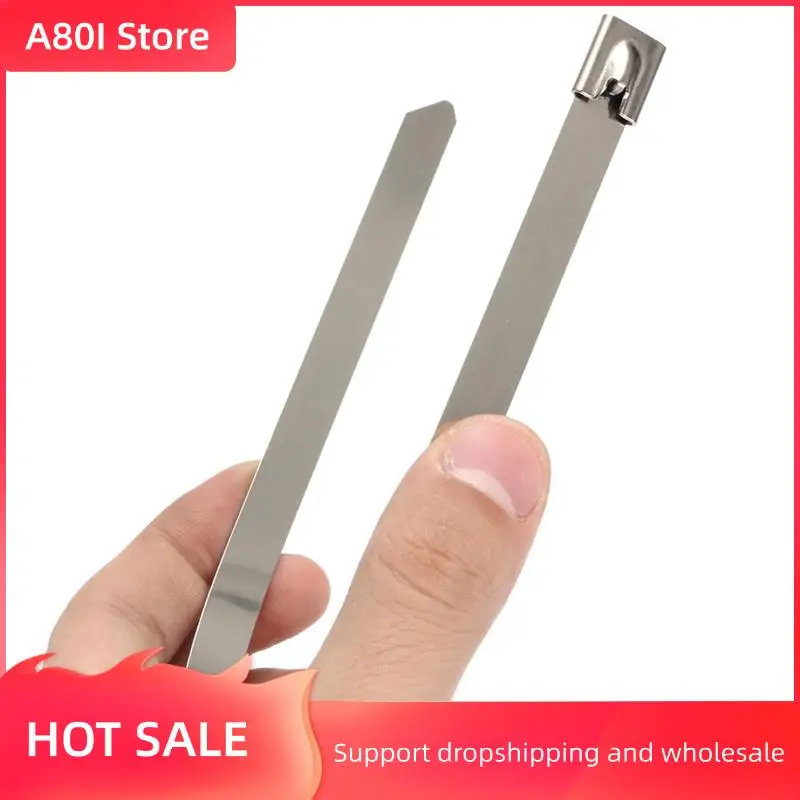 A80I 60 Pcs 0.39 Inch X 15.75 Inch Stainless Steel Metal Cable Zip Tie Wrap Exhaust Straps
A80I 60 Pcs 0.39 Inch X 15.75 Inch Stainless Steel Metal Cable Zip Tie Wrap Exhaust Straps