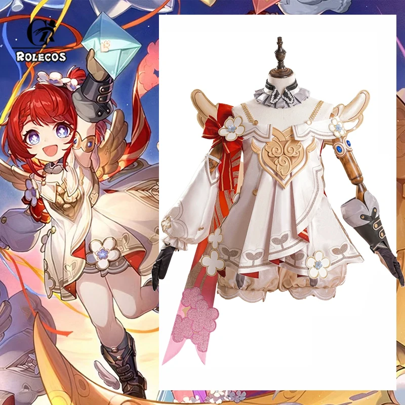 ROLECOS Game Honkai: Star Rail Tribbie Cosplay Costume Tribbie Costume Women Dress Uniform Halloween Party Suit Outfit Fullset
ROLECOS Game Honkai: Star Rail Tribbie Cosplay Costume Tribbie Costume Women Dress Uniform Halloween Party Suit Outfit Fullset