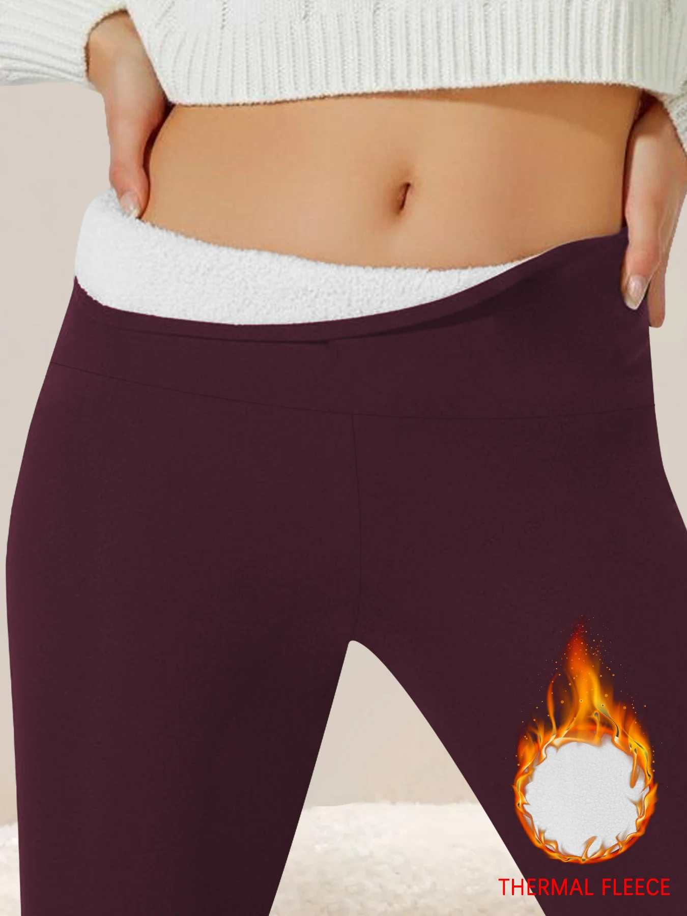 High Waisted Fleece-Lined Leggings for Women Thick Soft Tummy Control Workout Running Yoga Thermal Warm Pants for Cold Winter
High Waisted Fleece-Lined Leggings for Women Thick Soft Tummy Control Workout Running Yoga Thermal Warm Pants for Cold Winter