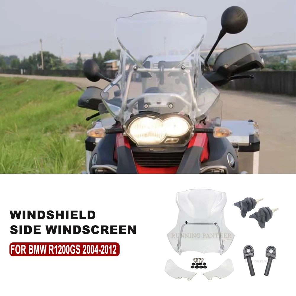 NEW Kit For BMW R1200GS Adventure 2004-2012 Motorcycle Windshield And Side WindScreen Deflectors Enhanced Riding Experience
NEW Kit For BMW R1200GS Adventure 2004-2012 Motorcycle Windshield And Side WindScreen Deflectors Enhanced Riding Experience