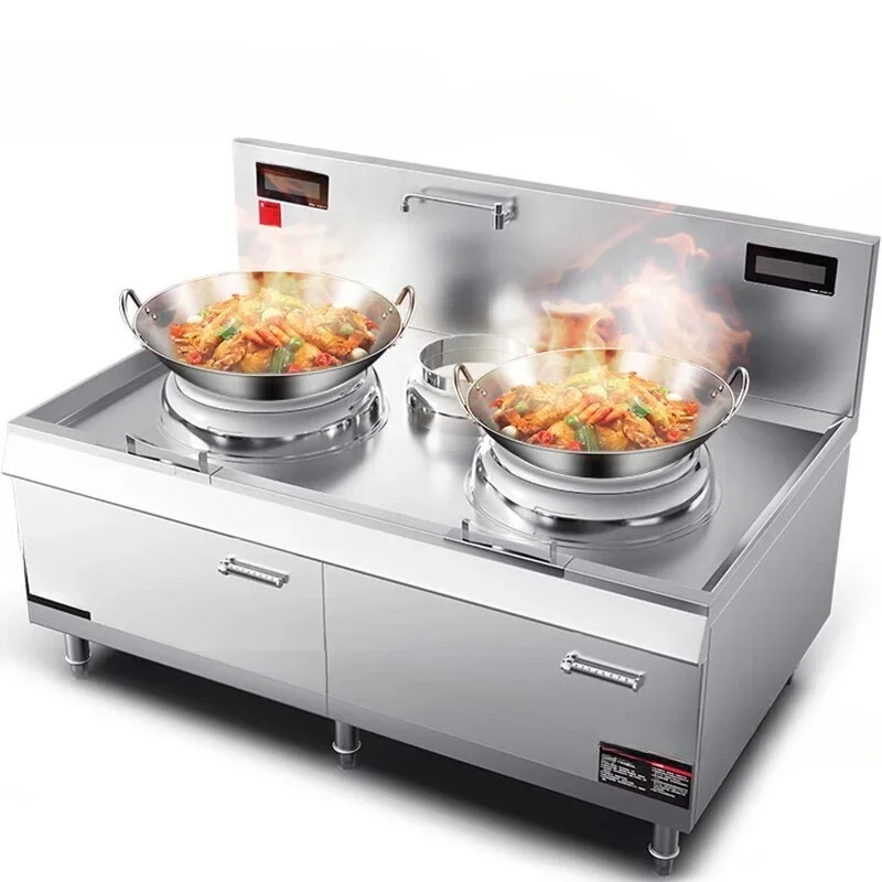 High power, commercial, induction cooker, large pot stove, school, kitchen, equipment, double head, single tail, stir fry stove
High power, commercial, induction cooker, large pot stove, school, kitchen, equipment, double head, single tail, stir fry stove