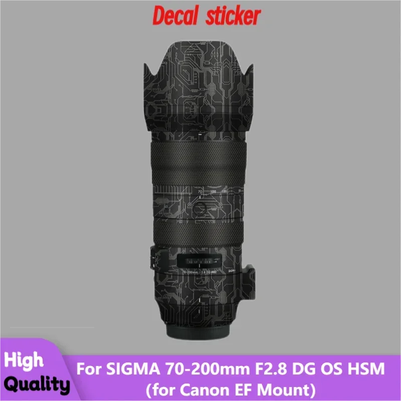 For SIGMA 70-200mm F2.8 DG OS HSM for Canon EF Mount Lens Sticker Protective Decal Vinyl Wrap Film Anti-Scratch Protector Skin
For SIGMA 70-200mm F2.8 DG OS HSM for Canon EF Mount Lens Sticker Protective Decal Vinyl Wrap Film Anti-Scratch Protector Skin