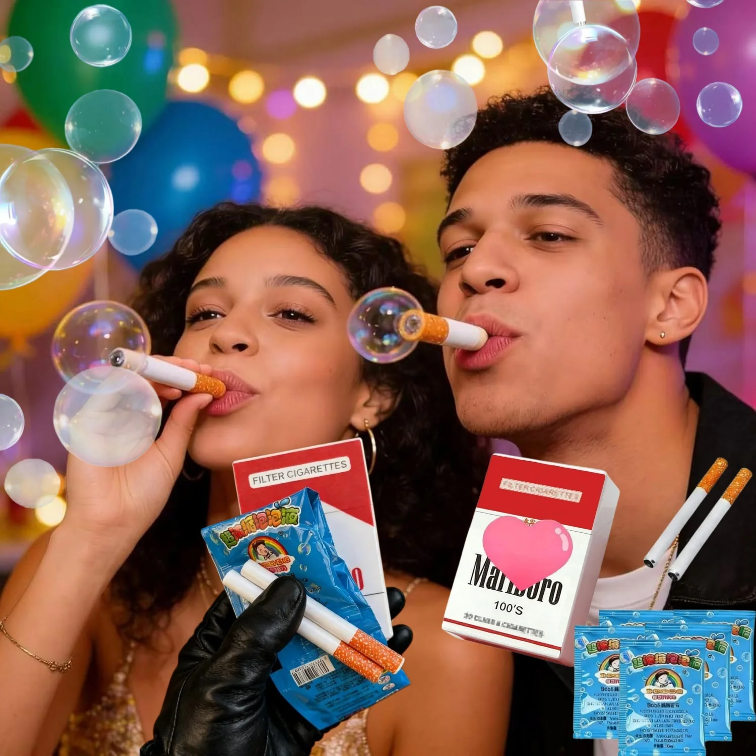 2026 INS Decompression Plastic Cigarette Box Blowing Bubble Artifact Fun Bubble Adult Office Venting Artifact Prank Photo Props
2026 INS Decompression Plastic Cigarette Box Blowing Bubble Artifact Fun Bubble Adult Office Venting Artifact Prank Photo Props