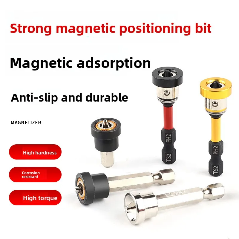 Limit stop gypsum board Phillips screwdriver bit, strong magnetic ring, positioning screw, anti-slip woodworking special
Limit stop gypsum board Phillips screwdriver bit, strong magnetic ring, positioning screw, anti-slip woodworking special