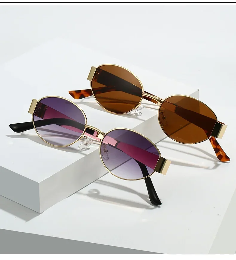 Luxury Brand Sunglasses Metal for Men Women Unisex Designer Fashion Sun Glasses Oval Unisex Stylish Eyewear Shades UV400
Luxury Brand Sunglasses Metal for Men Women Unisex Designer Fashion Sun Glasses Oval Unisex Stylish Eyewear Shades UV400