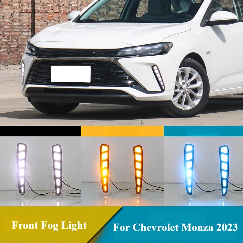 For Chevrolet Monza 2023 1 Pair DRL Daytime Running Lights Dynamic Streaming Turn Signal Modified Front Fog Light Driving Lamp
For Chevrolet Monza 2023 1 Pair DRL Daytime Running Lights Dynamic Streaming Turn Signal Modified Front Fog Light Driving Lamp