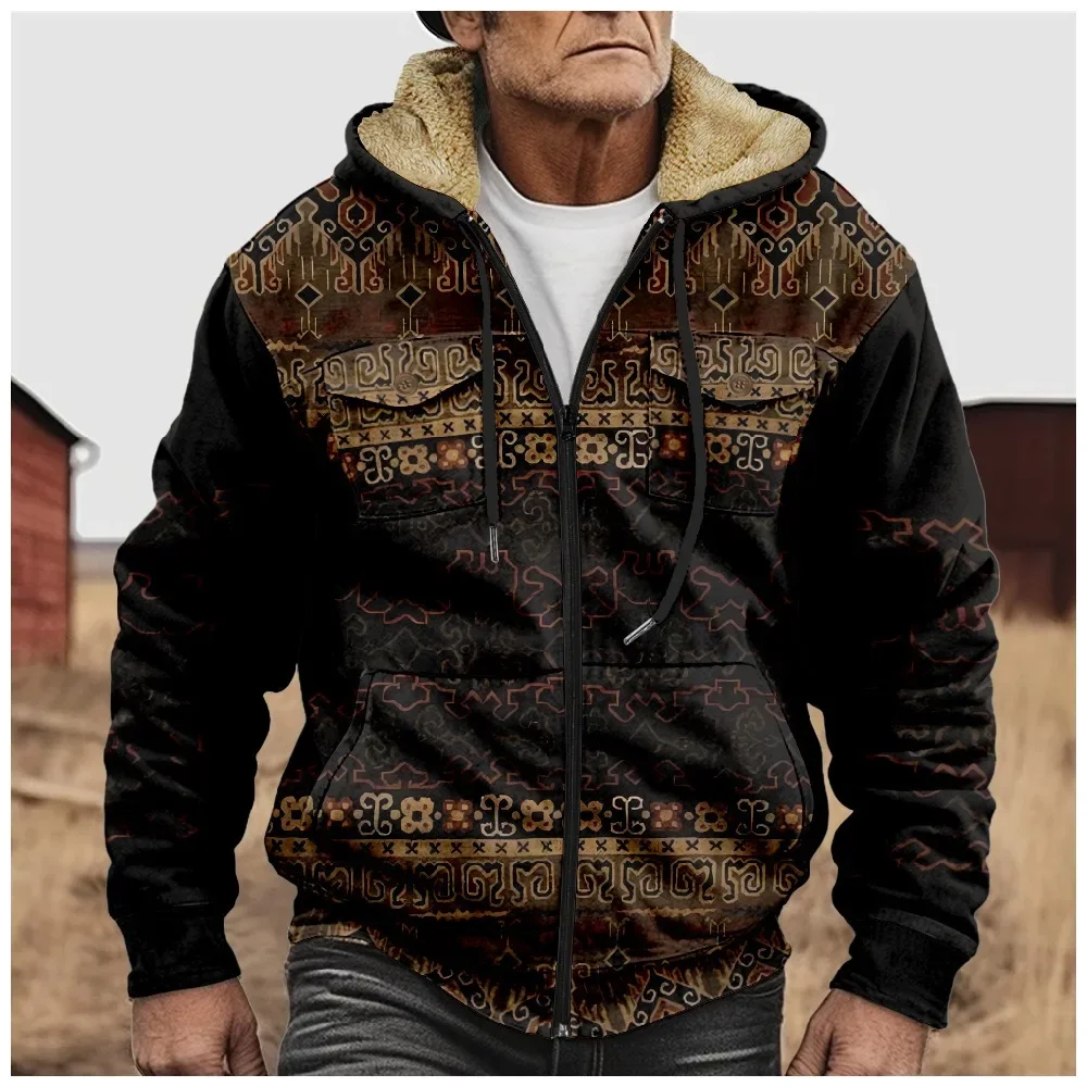 Men Winter Cardigans Aztecs Jackets Coats Printed Retro Geometric Art Graphics Plush Thick Hunting Streetwear Unisex Clothing
Men Winter Cardigans Aztecs Jackets Coats Printed Retro Geometric Art Graphics Plush Thick Hunting Streetwear Unisex Clothing