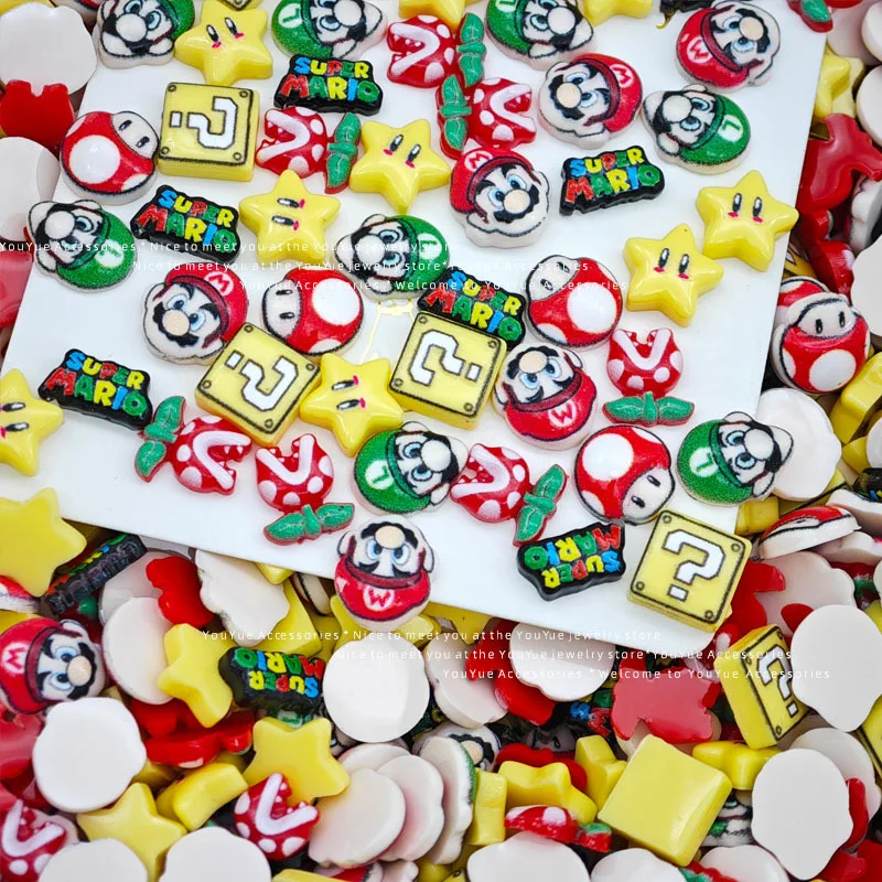 20 шт., мини-игровой персонаж из смолы, супер Марио Луиджи, подвеска для ногтей, акриловые фигурки с плоской задней частью, сделай сам, миниатюры, декор, ремесло
20 шт., мини-игровой персонаж из смолы, супер Марио Луиджи, подвеска для ногтей, акриловые фигурки с плоской задней частью, сделай сам, миниатюры, декор, ремесло