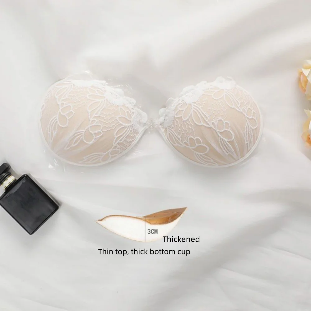 New 3cm Thickened Lace Bra Reusable Self-Adhesive Chest Patch Invisible Palm-Shaped Silicone Bra Pad Women
New 3cm Thickened Lace Bra Reusable Self-Adhesive Chest Patch Invisible Palm-Shaped Silicone Bra Pad Women