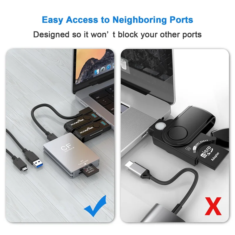 A19E-2 In 1 Cfexpress Type A SD Card Reader USB 3.2 10Gbps Memory Card Reader Cfexpress Card Reader Adapter Dual-Slot For SLR
A19E-2 In 1 Cfexpress Type A SD Card Reader USB 3.2 10Gbps Memory Card Reader Cfexpress Card Reader Adapter Dual-Slot For SLR