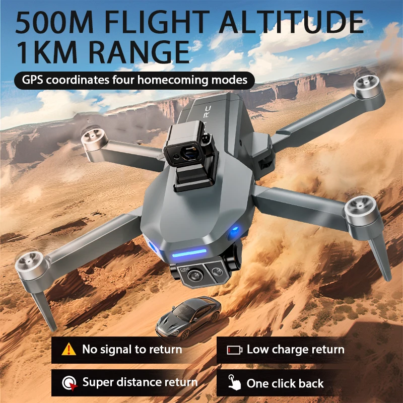 PRO SE 4K Professional HD Dual Camera Brushless Motor Drone GPS 5G Wifi Long RC Distance Foldable RC Quadcopter
PRO SE 4K Professional HD Dual Camera Brushless Motor Drone GPS 5G Wifi Long RC Distance Foldable RC Quadcopter