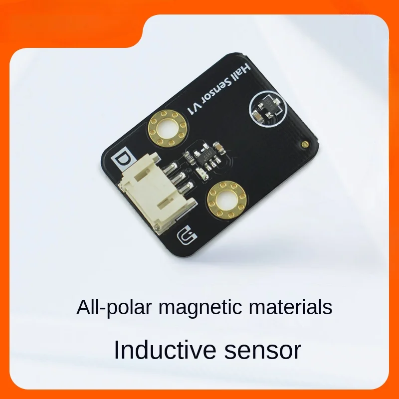 Compatible with Arduino Hall magnetic sensor full polarity does not distinguish magnetic field direction
Compatible with Arduino Hall magnetic sensor full polarity does not distinguish magnetic field direction