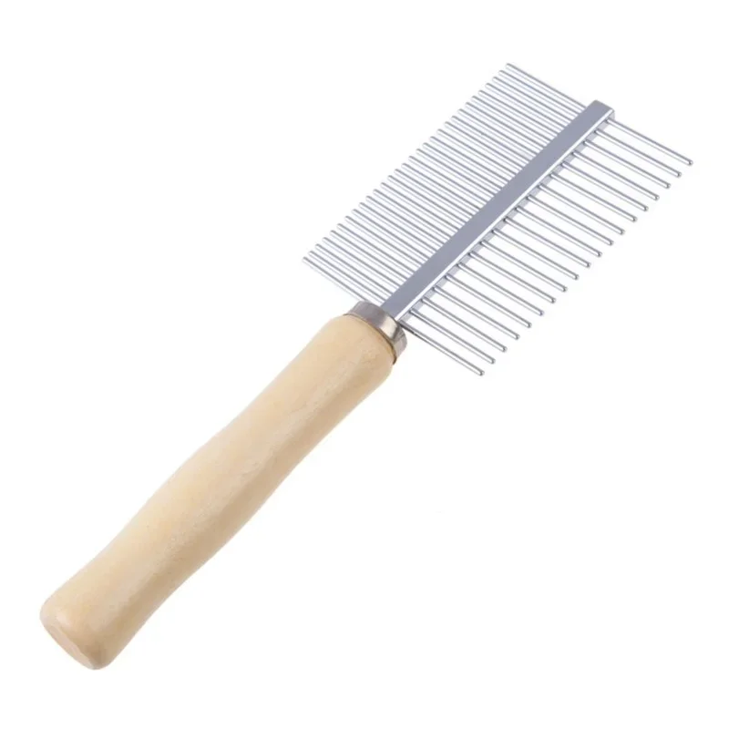 Dog Grooming Equipment Pet Hair Remover Cat Hair Comb Grooming Wooden Handle Cat Comb Smooth Hair Dog Brush Dog Accessories
Dog Grooming Equipment Pet Hair Remover Cat Hair Comb Grooming Wooden Handle Cat Comb Smooth Hair Dog Brush Dog Accessories