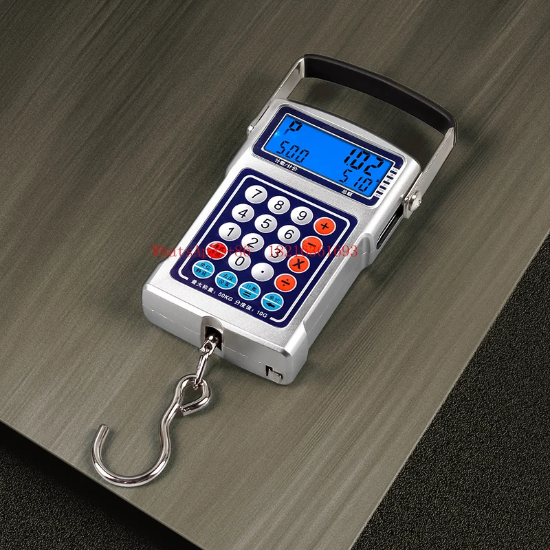 Portable High-precision Electronic Handheld Scale, Household Grocery Shopping Hook Scale
Portable High-precision Electronic Handheld Scale, Household Grocery Shopping Hook Scale