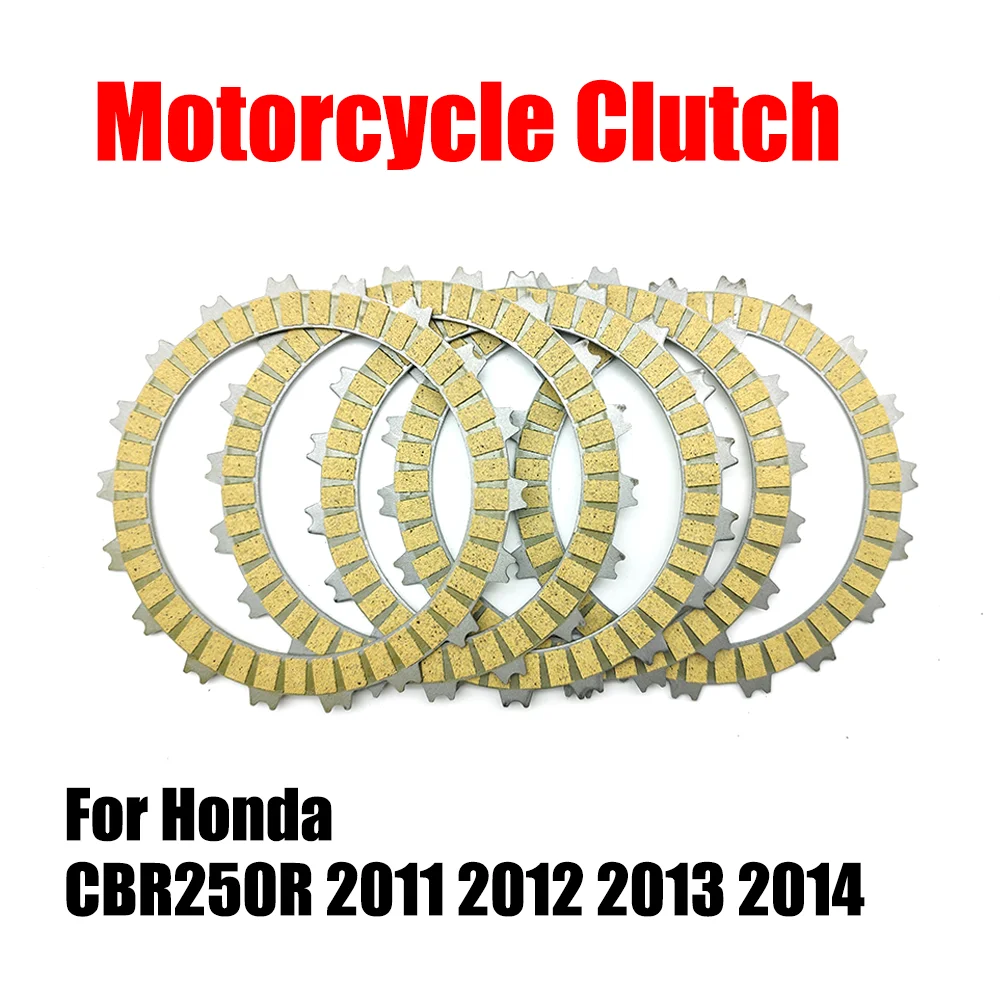 For Honda CBR250R CBR 250R 2011 2012 2013 2014 5PC 1SET Motorcycle Friction Clutch Plates Disc Plate Kit
For Honda CBR250R CBR 250R 2011 2012 2013 2014 5PC 1SET Motorcycle Friction Clutch Plates Disc Plate Kit